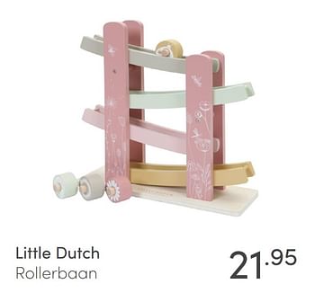 Aanbiedingen Little dutch rollerbaan - Little Dutch - Geldig van 24/01/2021 tot 30/01/2021 bij Baby & Tiener Megastore