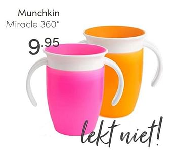Aanbiedingen Munchkin miracle 360° - Munchkin - Geldig van 24/01/2021 tot 30/01/2021 bij Baby & Tiener Megastore