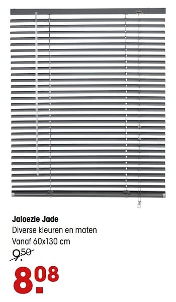 Aanbiedingen Jaloezie jade - Huismerk - Kwantum - Geldig van 21/01/2021 tot 28/01/2021 bij Kwantum
