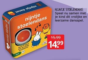 Aanbiedingen Nijntje stoelendans - Identity Games - Geldig van 22/01/2021 tot 30/01/2021 bij Boekenvoordeel