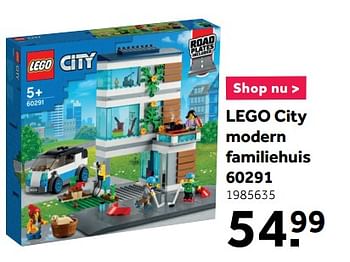 Aanbiedingen Lego city modern familiehuis 60291 - Lego - Geldig van 25/01/2021 tot 28/02/2021 bij Intertoys