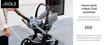 Aanbiedingen Joolz x maxi-cosi autostoel - Joolz - Geldig van 31/01/2021 tot 06/02/2021 bij Baby & Tiener Megastore