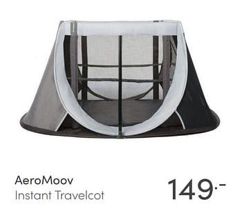 Aanbiedingen Aeromoov instant travelcot - Aeromoov - Geldig van 31/01/2021 tot 06/02/2021 bij Baby & Tiener Megastore