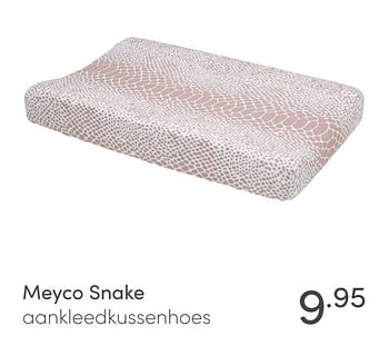 Aanbiedingen Meyco snake aankleedkussenhoes - Meyco - Geldig van 31/01/2021 tot 06/02/2021 bij Baby & Tiener Megastore