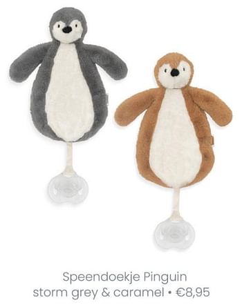 Aanbiedingen Speendoekje pinguin - Jollein - Geldig van 31/01/2021 tot 06/02/2021 bij Baby & Tiener Megastore