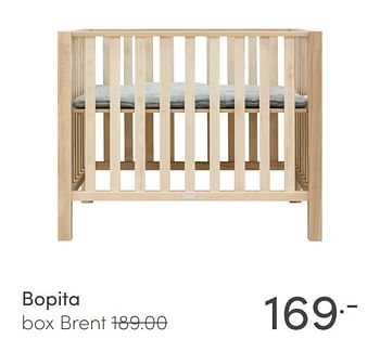Aanbiedingen Bopita box brent - Bopita - Geldig van 31/01/2021 tot 06/02/2021 bij Baby & Tiener Megastore