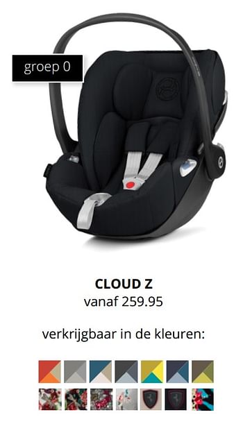 Aanbiedingen Cloud z - Cybex - Geldig van 31/01/2021 tot 06/02/2021 bij Baby & Tiener Megastore