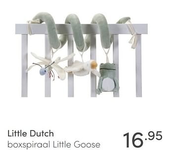 Aanbiedingen Little dutch boxspiraal little goose - Little Dutch - Geldig van 31/01/2021 tot 06/02/2021 bij Baby & Tiener Megastore