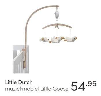 Aanbiedingen Little dutch muziekmobiel little goose - Little Dutch - Geldig van 31/01/2021 tot 06/02/2021 bij Baby & Tiener Megastore
