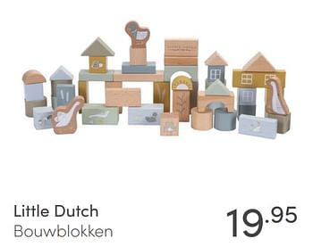 Aanbiedingen Little dutch bouwblokken - Little Dutch - Geldig van 31/01/2021 tot 06/02/2021 bij Baby & Tiener Megastore