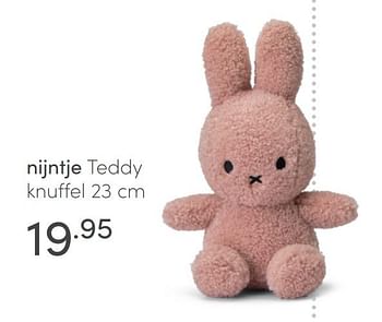 Aanbiedingen Nijntje teddy knuffel - Nijntje - Geldig van 31/01/2021 tot 06/02/2021 bij Baby & Tiener Megastore