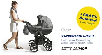 Aanbiedingen Kinderwagen avenue - Quax - Geldig van 02/02/2021 tot 02/03/2021 bij Supra Bazar