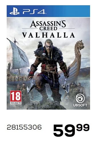 Aanbiedingen Ps4 assassins creed valhalla - Ubisoft - Geldig van 02/02/2021 tot 02/03/2021 bij Supra Bazar