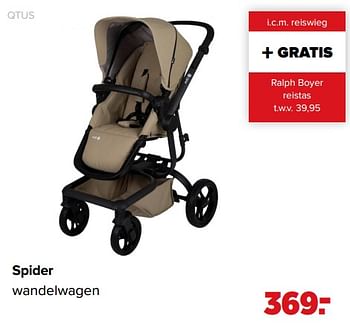 Aanbiedingen Spider wandelwagen - QTUS - Geldig van 01/02/2021 tot 27/02/2021 bij Baby-Dump