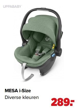 Aanbiedingen Mesa i-size - Uppababy - Geldig van 01/02/2021 tot 27/02/2021 bij Baby-Dump