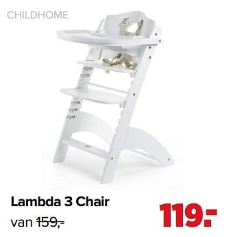 Aanbiedingen Lambda 3 chair - Childhome - Geldig van 01/02/2021 tot 27/02/2021 bij Baby-Dump