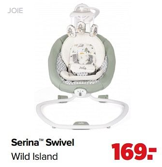 Aanbiedingen Serina swivel wild island - Joie - Geldig van 01/02/2021 tot 27/02/2021 bij Baby-Dump