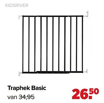 Aanbiedingen Traphek basic - Kidsriver - Geldig van 01/02/2021 tot 27/02/2021 bij Baby-Dump