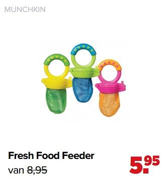 Aanbiedingen Fresh food feeder - Munchkin - Geldig van 01/02/2021 tot 27/02/2021 bij Baby-Dump