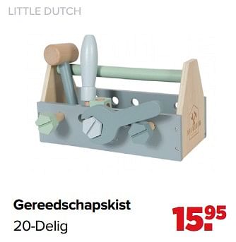 Aanbiedingen Gereedschapskist - Little Dutch - Geldig van 01/02/2021 tot 27/02/2021 bij Baby-Dump