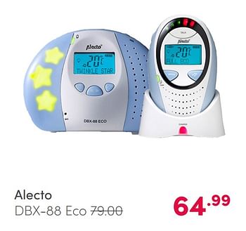Aanbiedingen Alecto dbx-88 eco - Alecto - Geldig van 07/02/2021 tot 13/02/2021 bij Baby & Tiener Megastore