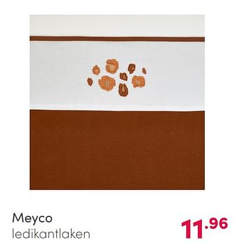 Aanbiedingen Meyco ledikantlaken - Meyco - Geldig van 07/02/2021 tot 13/02/2021 bij Baby & Tiener Megastore