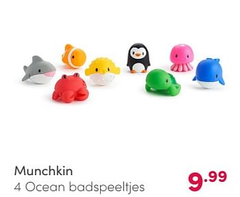 Aanbiedingen Munchkin 4 ocean badspeeltjes - Munchkin - Geldig van 07/02/2021 tot 13/02/2021 bij Baby & Tiener Megastore