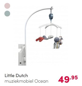 Aanbiedingen Little dutch muziekmobiel ocean - Little Dutch - Geldig van 07/02/2021 tot 13/02/2021 bij Baby & Tiener Megastore