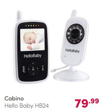 Aanbiedingen Cabino hello baby hb24 - Cabino - Geldig van 14/02/2021 tot 20/02/2021 bij Baby & Tiener Megastore