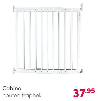 Aanbiedingen Cabino houten traphek - Cabino - Geldig van 14/02/2021 tot 20/02/2021 bij Baby & Tiener Megastore
