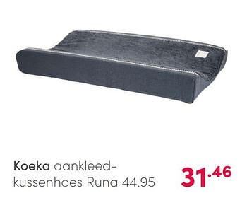 Aanbiedingen Koeka aankleedkussenhoes runa - Koeka - Geldig van 14/02/2021 tot 20/02/2021 bij Baby & Tiener Megastore