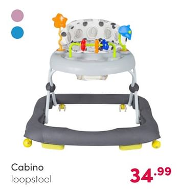 Aanbiedingen Cabino loopstoel - Cabino - Geldig van 14/02/2021 tot 20/02/2021 bij Baby & Tiener Megastore