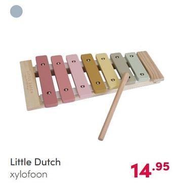 Aanbiedingen Little dutch xylofoon - Little Dutch - Geldig van 14/02/2021 tot 20/02/2021 bij Baby & Tiener Megastore