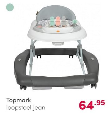 Aanbiedingen Topmark loopstoel jean - Topmark - Geldig van 14/02/2021 tot 20/02/2021 bij Baby & Tiener Megastore