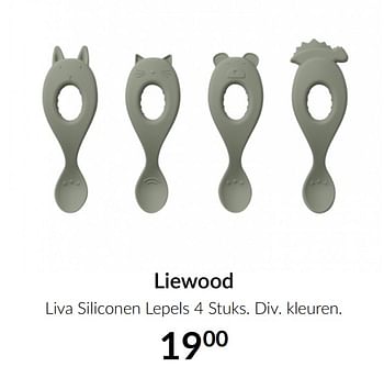 Aanbiedingen Liewood liva siliconen lepels - Liewood - Geldig van 16/02/2021 tot 15/03/2021 bij Babypark