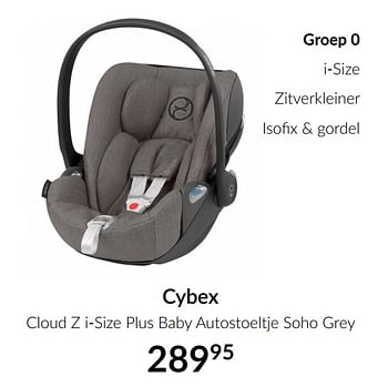Aanbiedingen Cybex cloud z i-size plus baby autostoeltje soho grey - Cybex - Geldig van 16/02/2021 tot 15/03/2021 bij Babypark