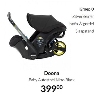 Aanbiedingen Doona baby autostoel nitro black - Doona - Geldig van 16/02/2021 tot 15/03/2021 bij Babypark