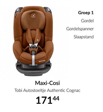 Aanbiedingen Maxi-cosi tobi autostoeltje authentic cognac - Maxi-cosi - Geldig van 16/02/2021 tot 15/03/2021 bij Babypark