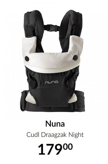 Aanbiedingen Nuna cudl draagzak night - Nuna - Geldig van 16/02/2021 tot 15/03/2021 bij Babypark
