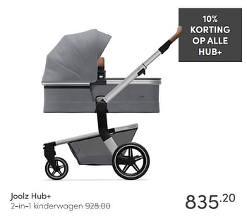 Aanbiedingen Joolz hub+ 2-in-1 kinderwagen - Joolz - Geldig van 21/02/2021 tot 27/02/2021 bij Baby & Tiener Megastore