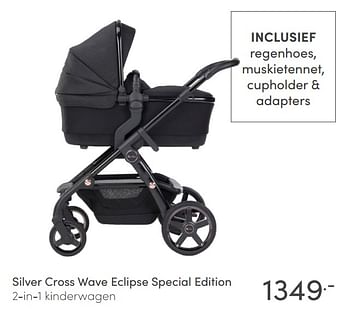 Aanbiedingen Silver cross wave eclipse special edition 2-in-1 kinderwagen - Silver Cross - Geldig van 21/02/2021 tot 27/02/2021 bij Baby & Tiener Megastore