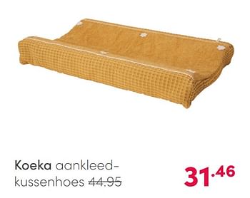 Aanbiedingen Koeka aankleedkussenhoes - Koeka - Geldig van 21/02/2021 tot 27/02/2021 bij Baby & Tiener Megastore