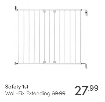 Aanbiedingen Safety 1st wall-fix extending - Safety 1st - Geldig van 21/02/2021 tot 27/02/2021 bij Baby & Tiener Megastore