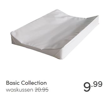 Aanbiedingen Basic collection waskussen - Basic Collection - Geldig van 21/02/2021 tot 27/02/2021 bij Baby & Tiener Megastore