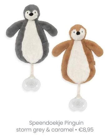 Aanbiedingen Speendoekje pinguin - Jollein - Geldig van 21/02/2021 tot 27/02/2021 bij Baby & Tiener Megastore