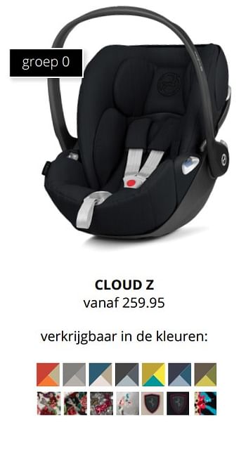 Aanbiedingen Cloud z - Cybex - Geldig van 21/02/2021 tot 27/02/2021 bij Baby & Tiener Megastore