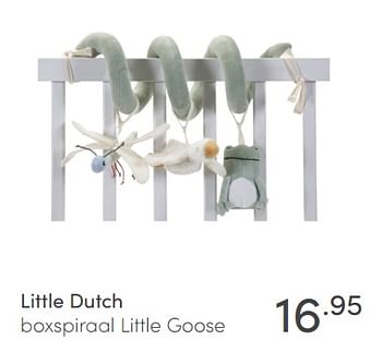 Aanbiedingen Little dutch boxspiraal little goose - Little Dutch - Geldig van 21/02/2021 tot 27/02/2021 bij Baby & Tiener Megastore