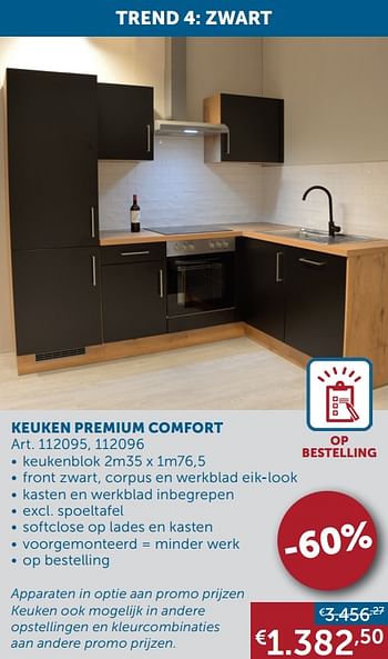 Aanbiedingen Keuken premium comfort - Geldig van 02/03/2021 tot 29/03/2021 bij Zelfbouwmarkt