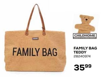 Aanbiedingen Family bag teddy - Childhome - Geldig van 23/02/2021 tot 23/03/2021 bij Supra Bazar