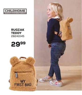 Aanbiedingen Rugzak teddy - Childhome - Geldig van 23/02/2021 tot 23/03/2021 bij Supra Bazar